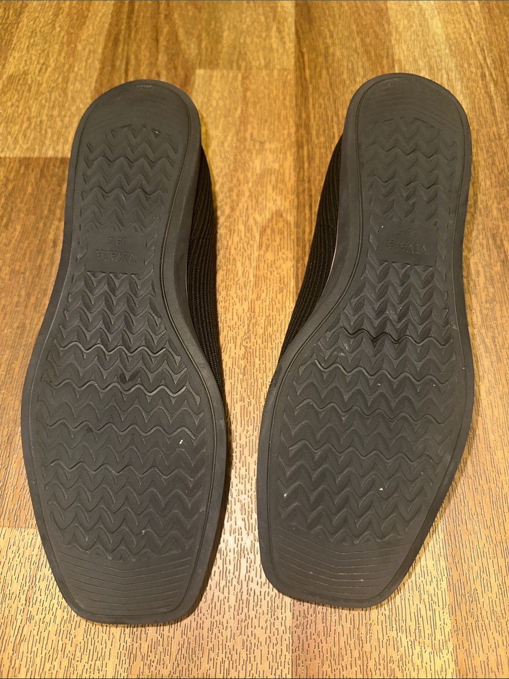 VIVAIA Square Toe All Day Standing Mabel Black Mesh Comfort Flats size 39.5 8.5 - Picture 5 of 6